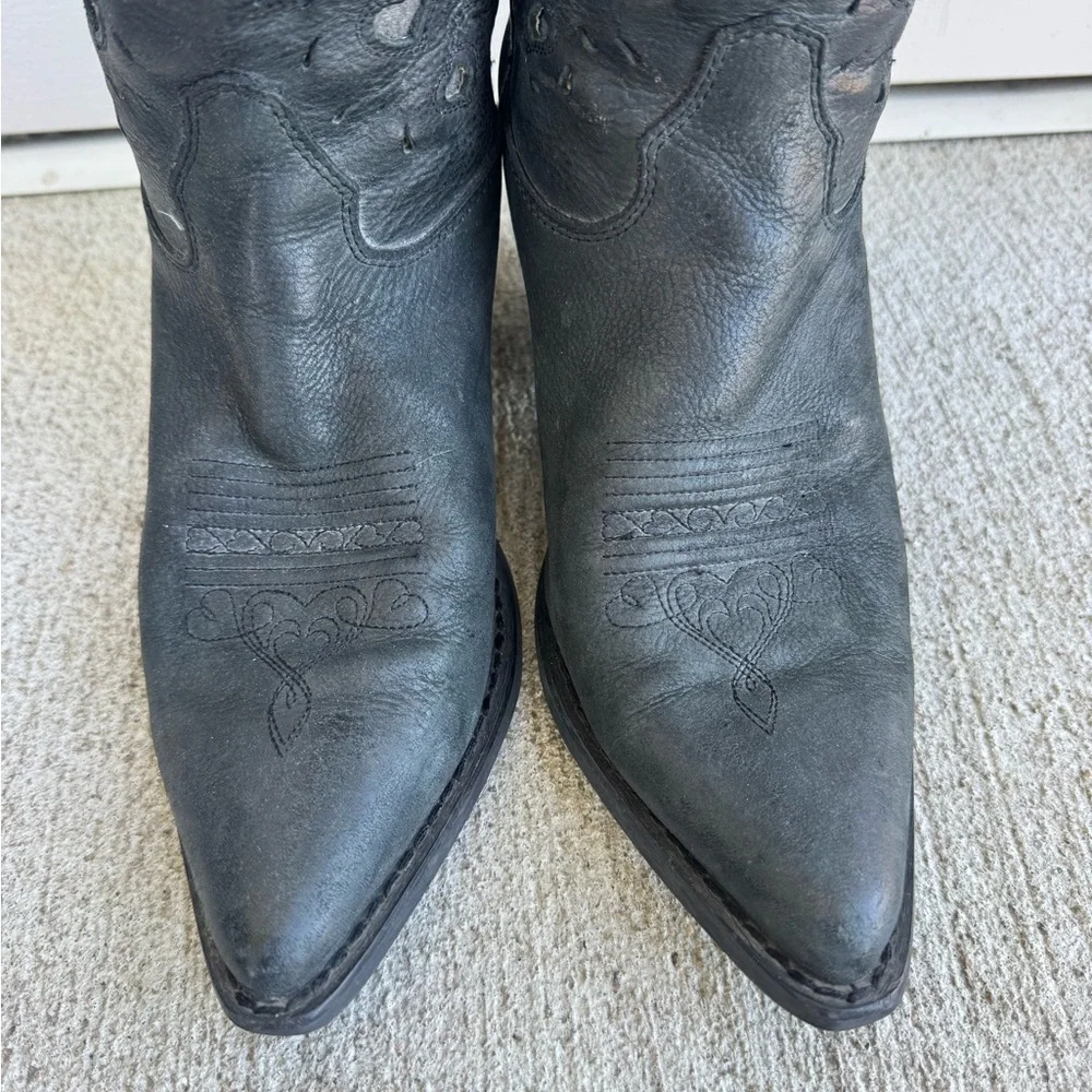 Durango Black Heart Cutout Western Boots - Women's - Picture 5 of 7